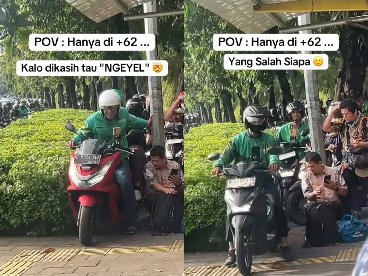 Viral Pemotor Berjamaah Serobot Jalur Trotoar, Malah Marahi Bapak-Bapak yang Sedang Duduk : Okezone Lifestyle