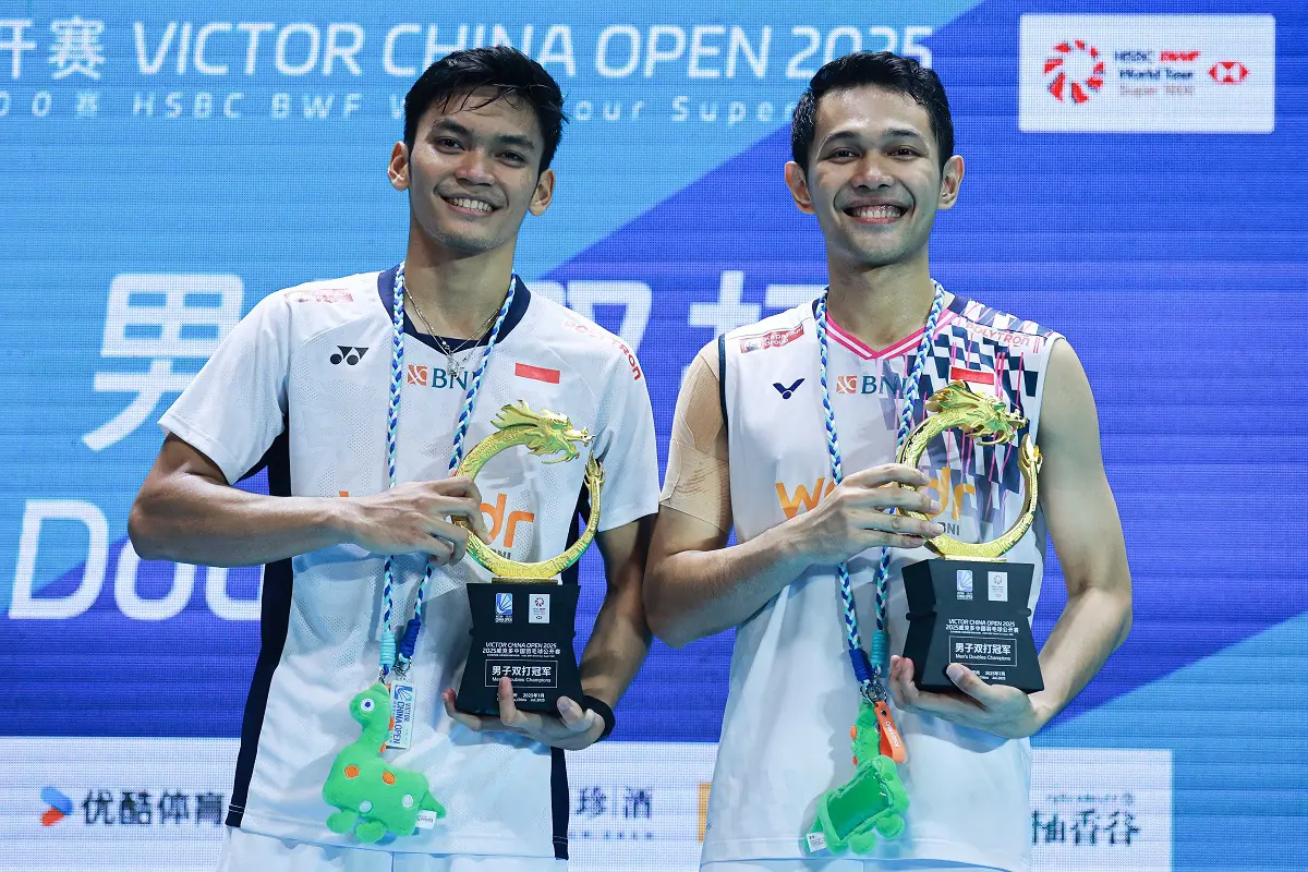 Fajar/Fikri Juara China Open 2025, Sumbang Satu-satunya Gelar untuk Indonesia