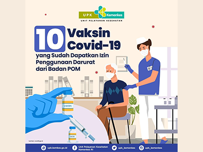 Media Sosial : 10 Vaksin Covid-19 yang Sudah Dapatkan Izin Penggunaan darurat dari BPOM