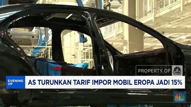 AS Turunkan Tarif Impor Mobil Eropa Jadi 15%