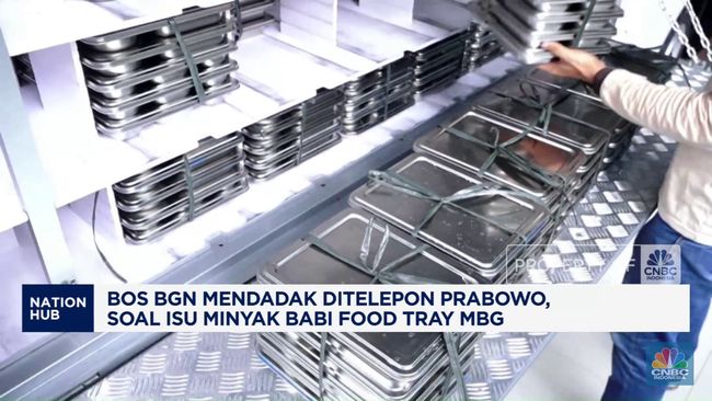 Polemik Minyak Babi di Food Tray MBG, Bos BGN Ditelepon Prabowo