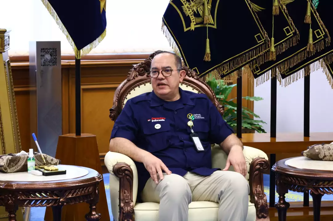 Kasau Terima Audiensi Dirut PT Agrinas Pangan Nusantara