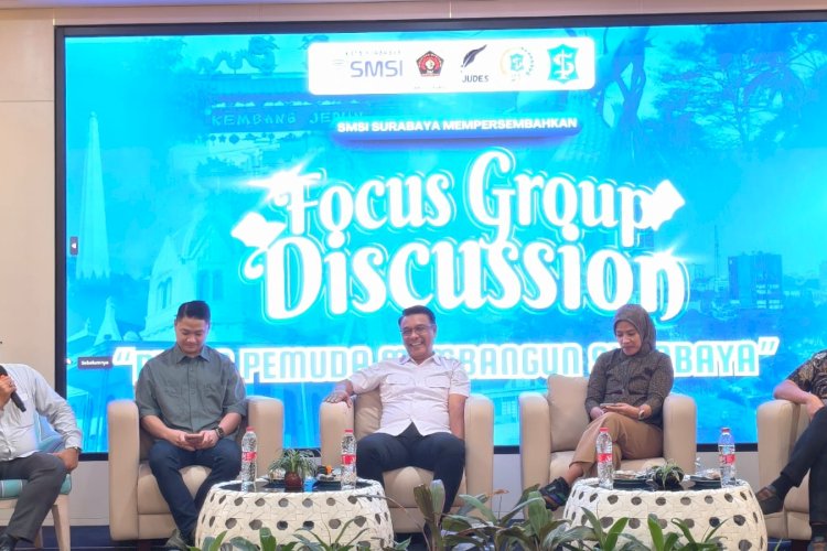 Lewat FGD, SMSI Surabaya Bangkitkan Potensi Pemuda Bangun Kota di Era Digital